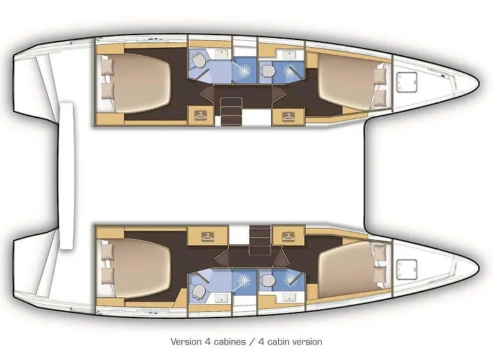 Luxury Catamaran Lagoon 42, Ac & Gn ספינת מלון *