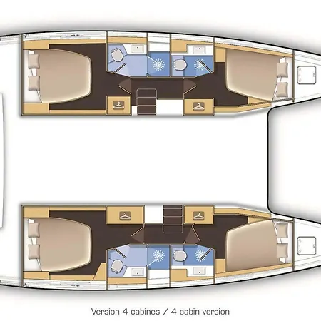 Luxury Catamaran Lagoon 42, Ac & Gn Båthotell *